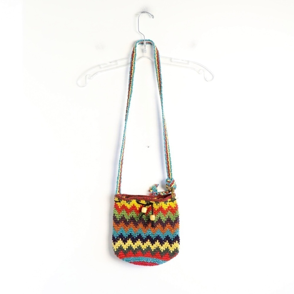 Hand Crafted Multicolor Crossbody Bag